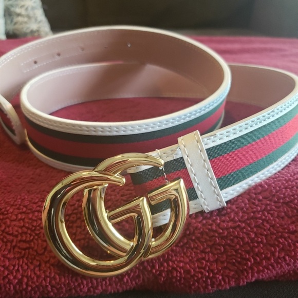 Gucci Other - Men’s white Gucci belt (46 CM)